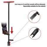 FLORA GUARD Weed Puller Tool with Long Handle - Stand-Up Weeding Tool for Lawn & Garden, Effortlessly Remove Roots Without Bending or Kneeing, Extra Long Gripper for Dandelion & Deep Roots