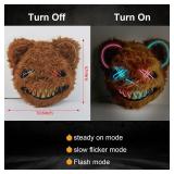 AndTree Halloween Scary Face Mask, Costumes for Cosplay, Scary Costume Party Accessories