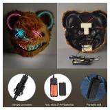 AndTree Halloween Scary Face Mask, Costumes for Cosplay, Scary Costume Party Accessories