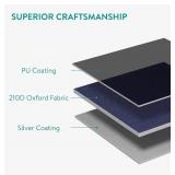 Navaris Bike Cover - Durable Water-Resistant Polyester - Cycle Covers for Outside and Inside Storage - Adjustable & Universal Outdoor Bicycle Rain Cover Accessories - Navy - XXL