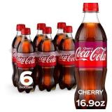 Coca-Cola Cherry Soda - 6pk/16.9 fl oz Bottles