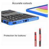 FIVE CASES - for Kindle Fire Max 11 inch Tablet 2023 Release,Kickstand Heavy Duty Armor Defender Cover (Purple-)