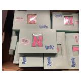 LOT OF 39 - of Fanny Pack Belt Bag Crossbody Bags with Initials Letter Patch Trendy Stuff for Teens Cute Stuff Birthday Gifts for Teenager Girls | Light Green, Letters Vary