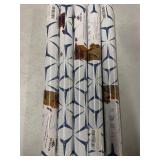 5 ROLLS of Heroad Wall Paper Peel and Stick Modern Blue Wallpaper Peel and Stick Boho Geometric Blue Contact Paper for Cabinets and Drawers Renter Friendly Self-Adhesive Removable Waterproof 17.7  x 1