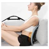 Back Massager-Back Stretcher for Relieving Back Pain, Adjustable Back Massage Board, Used for Spinal Decompression and Back clamp Pain Relief Device, Suitable for Home and Office use.