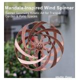 Wind Spinners for Yard and Garden Decor, Metal Kinetic Wind Sculptures Perfect for Outdoor Lawn Patio Decoration 63 x 13