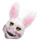 Halloween Spooky Stuffed Animal Mask, Lifelike Appearance, Suitable Size Halloween Props for Horror Themed parties.