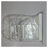 Lolalet Jewelry Organizer Stand, No Assembly Needed Display Storage with Rotating Earring Holder for Necklace Bracelet Rings, Galentines Valentines Gifts Room Dorm Decor for Women Girls -White