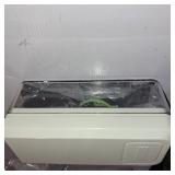 Vegetable Chopper, Multi-functional Food Chopper, 4 in 1 Onion Slicer Vegetable Cutter, Onion Chopper, Veggie Slicer, Food Chopper with Container and Lid (White)