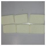 Practical Matter Kitchen Sponge, Organic Cotton Fiber All-Purpose Dish Sponges for Washing Dishes and Cleaning All Surfaces, Durable Non Scratch Scrub, 6 Count Value Pack