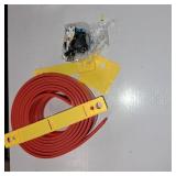 15 Ft Flexible Race Car Track, Portable Dual Sided Racetrack with 4 Car & Suction Cups, Compatible with Hot Wheels & 1/64 Diecast Cars, Classic Long Rolls Up Race Track for Boys Girls (Light red)