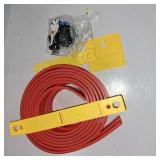 15 Ft Flexible Race Car Track, Portable Dual Sided Racetrack with 4 Car & Suction Cups, Compatible with Hot Wheels & 1/64 Diecast Cars, Classic Long Rolls Up Race Track for Boys Girls (Light red)