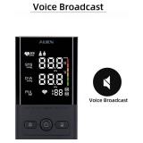 Automatic Upper Arm Blood Pressure Monitor, Large Display Dual User 2x90 Memory, Digital BP Machine with (8.5'-16.5') Adjustable Cuff, Fast & Accurate BP Monitor (Black/White-AES392)