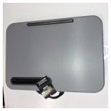 GORILLA GRIP Laptop Lap Desk, Portable Tablet Stand Fits Laptops up to 15.6', Light Wood