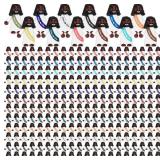 Draupnir 240PCS Little Jesus Figures Easter Black Mini Jesus Figurines in Bulk, Religious Jesus Loves You Figures Gift(Macaron,Jesus Love You)