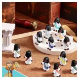 Draupnir 240PCS Little Jesus Figures Easter Black Mini Jesus Figurines in Bulk, Religious Jesus Loves You Figures Gift(Macaron,Jesus Love You)