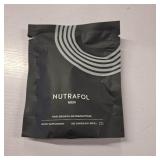 Nutrafol Men's Hair Growth Supplements, Clinically Tested for Visibly Thicker Hair and Scalp Coverage, Dermatologist Recommended - 1 Month Supply, 1 Refill Pouch