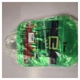 Marspark 24 Pcs Christmas Clear PVC Gift Bags with Handle Santa Elf Belt Gift Bags Reusable Plastic Goodie Tote Bag for Christmas Party Favor Winter Xmas Party Favor Supplies, 6.3x5.91x3.15 Inch