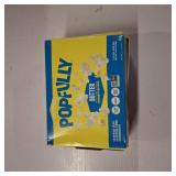 POPFULLY Butter Popcorn Fully Pops, Sharing Bags, Buttery Flavor, Big Pop, Micro Popcorn Bags, 3-Pack