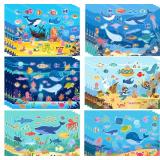 24 Sets DIY Ocean Sticker - Make Your Own Sea Scene Stickers, Under The Sea Party Favors, Sticker Books
