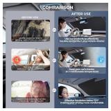 Windshield Sun Shade Umbrella: for Chevy Silverado-1500-2019-2025 - Front Custom Car Window Shades - Double Thickened Foldable Silverado 1500 Sunshades Block UV Keep Cool