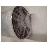 QIYI Anti Fatigue Kitchen Mat 1 Piece Floor Runner Rug PVC Leather Waterproof Oil Proof Matt Non Slip Ergonomic Standing Mat Foam Cushioned Doormat 17' W x 59' L - Blue and White Watercolor Mountain