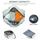 LOVEVOOK Travel Duffle Bag - Women's Weekender Carry On Overnight Laptop & Gym Bag With Toiletry/Shoe Pocket, Hospital Labor Bag