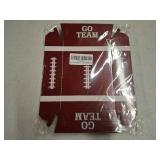 OHOME Football Party Supplies - 40 Pack Super Game Bowl Party Decorations 2026 | Football Plates Disposable Trays for Football Party Favors - Football Accessories Decor for Birthday Party