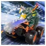 Bennol Remote Control Dinosaur Truck Toys for Kids Boys 3-5 4-7, 2.4GHz RC Dino Car Toys with Light, Sound & Spray, Indoor Outdoor All Terrain Electric RC Monster Car Gifts for 3 4 5 8 10 12 Boys Kids