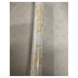 Amiya Yellow and White Floral Wallpaper Peel and Stick Gold Boho Removable Contact Paper A Set of 17.3' X 300'Retro Self Adhesive Wall Paper Decorative WallsBedrooms,Cabinets Decal Vinyl Roll