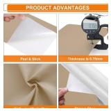 Leather Repair Tape Patch, 17' x 79' Self Adhesive Leather Patches for Furniture,Vinyl Repair Kit for Car Seat, Couch, Chairs, Boat Seat, Sofa Brown