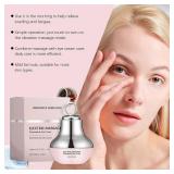 Electric Massage Eye Cream for Dark Circle,Electric Massage Polypeptide Eye Cream,Under EyeCream Firm and Smooth Fine Lines with Gentle Vibration for Firming Hydrating and Refreshing (1.76oz)