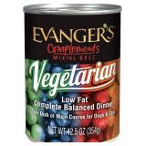 Evanger's Complements Vegetarian Dinner, 12.5 oz Each   Grain-Free Plant-Based Food for Dogs & Cats   Balanced Mixing Base with Vegetables & Fruits, 11 Count