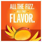 IZZE Sparkling Water Juice Beverage Blend, Mango, No Sugar Added, 8.4 FL OZ, 24 Cans