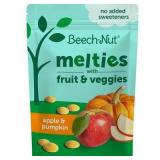 7 Pack of Beech-Nut Toddler Snack Apple & Pumpkin Melties - 1oz