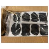 Set of 2 airtight wide mouth glass jar with lid 17oz 0.5 liter Clear Glass Kitchen, Pantry Organizer. Keep your food, grains coffee, tea, cookies and candies dry, fresh. (Oval PC11002-F)