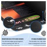 Excel Cheat Sheet Desk Mat, Shortcut Keys Word,Outlook,Windows,PowerPoint Mouse Pad, Large XXL Gaming Mouse pad, Non-Slip Stitched Edges Computer Mat 35.4' x 15.7', Office Employee Appreciation Gifts