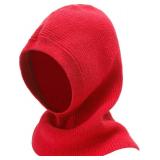 ZLYC Winter Knitted Winter Hat Windproof Hooded Scarf Balaclava Beanie Hat for Women