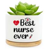 3 Pack Gifts for Nurses Week Gifts for Nurses Day Appreciation Gift Nursing Student Nurse Plant Pot Graduation Practitioner Christmas Planter Pot Nursing Graduation Gift Ideas