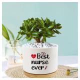 3 Pack Gifts for Nurses Week Gifts for Nurses Day Appreciation Gift Nursing Student Nurse Plant Pot Graduation Practitioner Christmas Planter Pot Nursing Graduation Gift Ideas