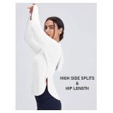 Women's Rash Guard Long Sleeve UV Sun Protection Shirts with Thin Hoodie UPF 50+ Lightweight SPF Tops for Hiking, Large