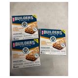 3 Boxes of CLIF BUILDERS Protein Bars Crispy Almond Salted Caramel, Reduced Sugar, Gluten Free, 6ct/each
