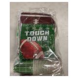 Football Party Decorations, Football Plates Napkins Tablecloth Banner Touch Down Football Party Supplies Kit for Football Game Day Tailgate Party, Football Birthday Party Decorations, Serve 25
