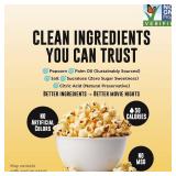 POPFULLY Sea Salt & Pepper Popcorn, Sharing Bags, Savory Flavor, Big Pop, Micro Popcorn Bags - 3-Pack