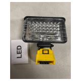 Cordless LED Work Light for 20V Battery, 60W 4500ML LED Wide Beam Flood Light with USB and Type C Charging Port Light for Emergency, Workshop, Garage.(No Battery) (60 Kilowatt Hours)