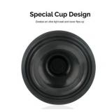 NEIKO 60166A Toilet Plunger with Patented All-Angle Design, Heavy-Duty Toilet Bowl Plunger with Aluminum Handle, Bathroom Necessity , Black, 1-Pack