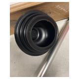 NEIKO 60166A Toilet Plunger with Patented All-Angle Design, Heavy-Duty Toilet Bowl Plunger with Aluminum Handle, Bathroom Necessity , Black, 1-Pack