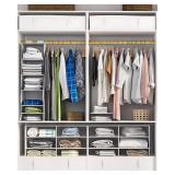 Closet Rods for Hanging Clothes, 17-40 Inch Heavy Duty and Stepless Adjustable Closet Poles, Stainless Steel Closet Hanging Rod for Closet, Wardrobes, Laundry Room, Bathroom, RV (Gold)