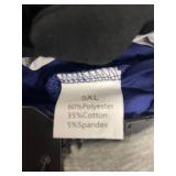 5 Pack Mens Big and Tall Mock Turtleneck Long Sleeve Shirts Plus Size Basic Casual Thermal Pullover Tops Size 5XL