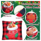 2 Pcs 17.7'x17.7' Heated Pillow for Lumbar Support Electric Pillow for Office Chair 5 Heat Setting USB Heated Throw Pad for Period Cramp Abdomen Neck Winter Gift No Power Bank Included(Vivid Style)